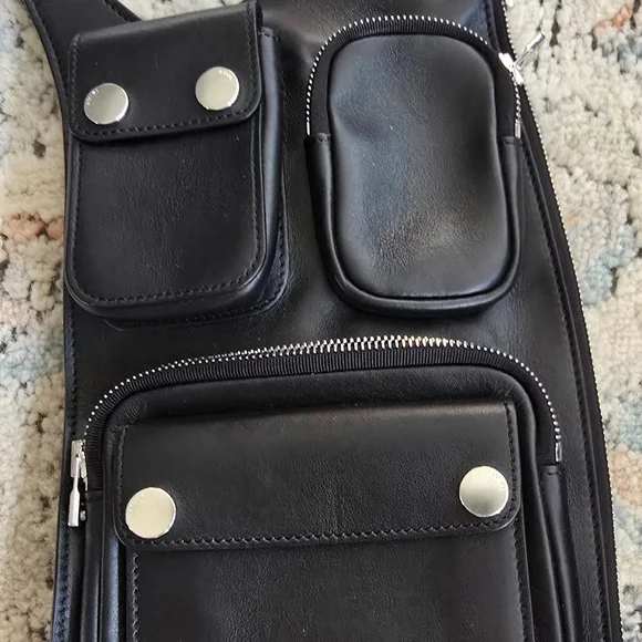 Stylish Black Men's Crossbody Bag